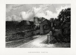 Carisbrooke Castle, Newport, Isle of Wight, 1896 af Unbekannt