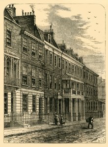 Carlyles House, Great Cheyne Row, c1876. af Unbekannt