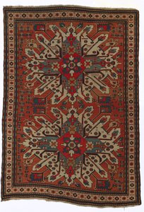 Tæppe, 1800 - 1850. af Unbekannt