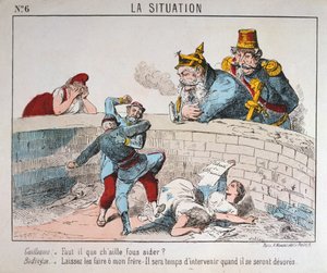 Tegneserie, Paris Kommune, 1871. af Unbekannt