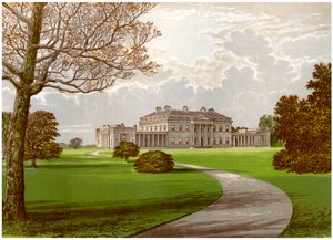 Castle Coole, Enniskillen, County Fermanagh, hjemsted for jarlen af Belmore, c1880 af Unbekannt