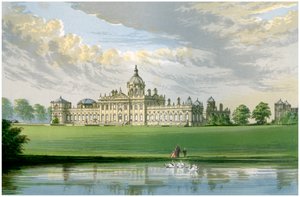 Castle Howard, Yorkshire, hjemsted for jarlen af Carlisle, c1880 af Unbekannt