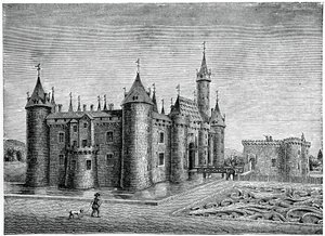 Slottet Marcoussis, nær Rambouillet, c1600-tallet, 1870 af Unbekannt