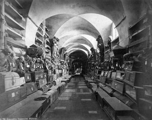 Kapucinernes katakomber, Palermo, Italien, c1910