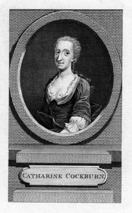 Catharine Trotter Cockburn 1679-1749, skotsk romanforfatter, dramatiker og filosof, 1800-tallet af Unbekannt