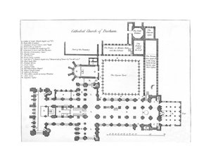 Cathedral Church of Durham, 1700-tallet af Unbekannt