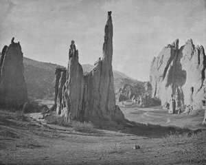 Cathedral Spires, Garden of the Gods, Colorado, USA, c1900. af Unbekannt