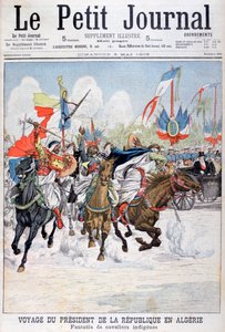 Kavalkade af indfødte tropper under præsident Loubets besøg i Algeriet, 1903 af Unbekannt