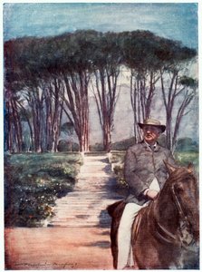 Cecil Rhodes, engelskfødt sydafrikansk iværksætter og statsmand, c1900 af Unbekannt