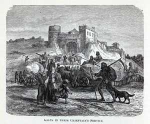 Kelterne i deres høvdingtjeneste, 1882 af Unbekannt
