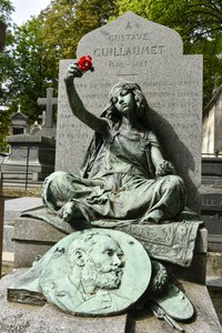 Kirkegården i Montmartre/Guillaumets grav/Avenue Rachel/PARIS XVIII/Seine/Ile de France/Frankrig af Unbekannt