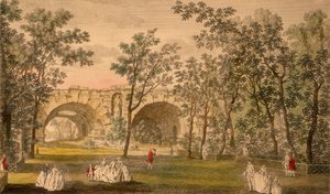 Centre Crosswalk, Vauxhall Gardens, London, c1751 af Unbekannt