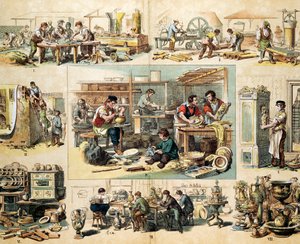 Keramisk industri, c1870 af Unbekannt