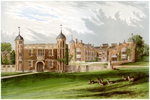 Charlecote Park, Warwickshire, hjemsted for familien Lucy, c1880 af Unbekannt