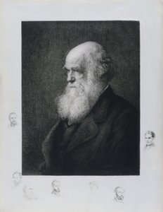 Charles Darwin, engelsk naturforsker, ca. 1860