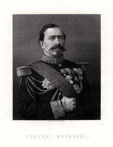 Charles Denis Sauter Bourbaki, fransk general, 1800-tallet af Unbekannt