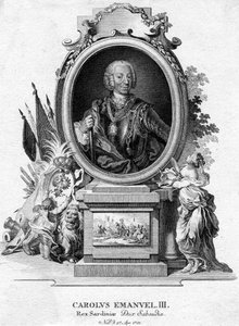 Charles Emmanuel III af Sardinien, hertug af Savoyen og konge af Sardinien, 1701-1773 af Unbekannt