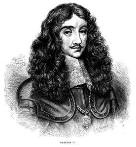 Charles II, konge af Storbritannien og Irland 1660-1685, c1880 af Unbekannt
