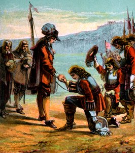 Charles II og General Monck, c1660, c1850 af Unbekannt