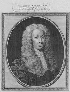 Charles Lord Talbot, Lord High Chancellor, 1786. af Unbekannt