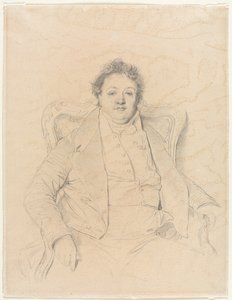 Charles Thévenin, efter Ingres, 1800-tallet. af Unbekannt