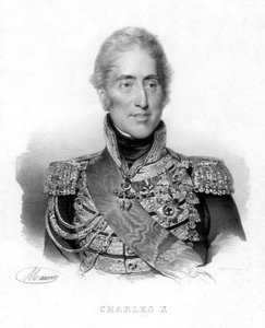 Charles X, konge af Frankrig, 1800-tallet af Unbekannt