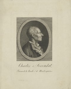 Charles de Secondat, Baron de Montesquieu 1689-1755, ca. 1795. af Unbekannt