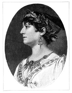Charlotte Wolter, østrigsk skuespillerinde fra det 19. århundrede, 1900 af Unbekannt