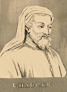 Chaucer, 1343-1400, 1830. af Unbekannt