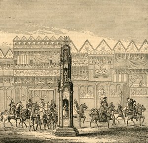 Cheapside Cross, som det så ud i 1547, 1897. af Unbekannt