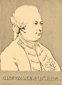 Chevalier DEon, 1728-1810, 1830. af Unbekannt