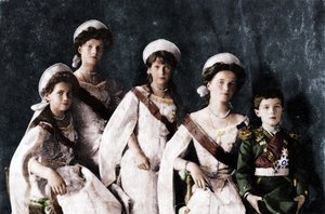 Børn af zar Nicholas II af Rusland, c1910. af Unbekannt