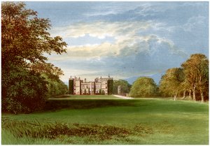 Chillingham Castle, Northumberland, hjemsted for jarlen af Tankerville, c1880 af Unbekannt