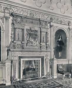 Skorstensstykke ved Audley End, 1927 af Unbekannt