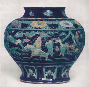 Kinesisk vinkrukke. Ming-periode, 1368-1644, 1928 af Unbekannt