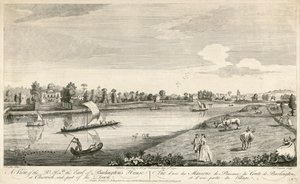 Chiswick House, London, 1750 af Unbekannt