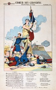 Girondinernes kor, sangark, fransk-preussisk krig, 1870-1871. af Unbekannt