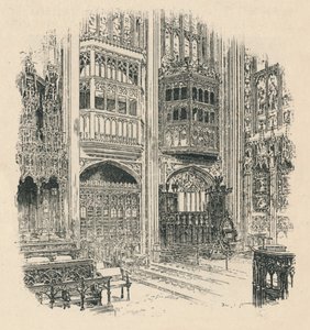 Korboder og kongeligt skab, St. Georges Chapel, 1895 af Unbekannt
