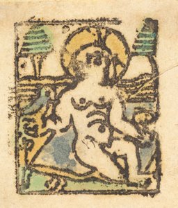 Kristusbarn med fugl, 1480. af Unbekannt