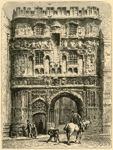 Christ Church Gateway, 1898. af Unbekannt