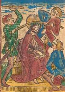 Kristus kronet med torne, ca. 1490. af Unbekannt