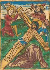Kristus naglet til korset, ca. 1490. af Unbekannt