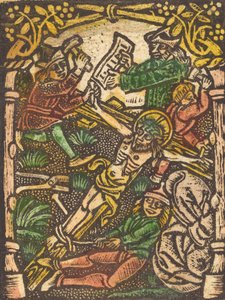 Kristus naglet til korset, fjerde kvartal 1400-tallet. af Unbekannt