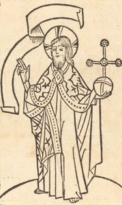 Kristus før Salvatore, ca. 1475. af Unbekannt