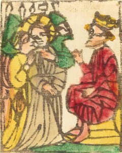 Kristus før Herodes, sandsynligvis 14251450. af Unbekannt