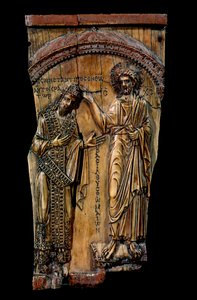Kristus kronede kejser Konstantin VII, 945 af Unbekannt