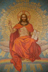 Kristus i Majestæt - Skt. Kirke - Alphonsus Liguori, Roma, Italien af Unbekannt