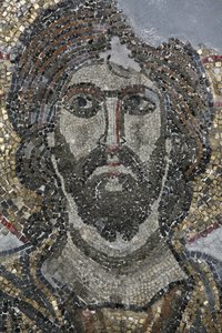 Kristusmosaik i Golgata-kapellet ved Den Hellige Gravs Kirke, Jerusalem, Israel af Unbekannt