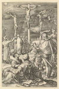 Kristus på korset, fra The Passion of Christ, ca. 1598-1617. af Unbekannt