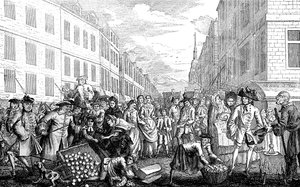 Julegamboller, anden juledag, 1747 af Unbekannt